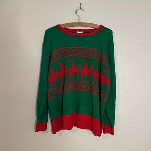 Naughty Ugly Christmas Sweater-Deer Humping Sweater